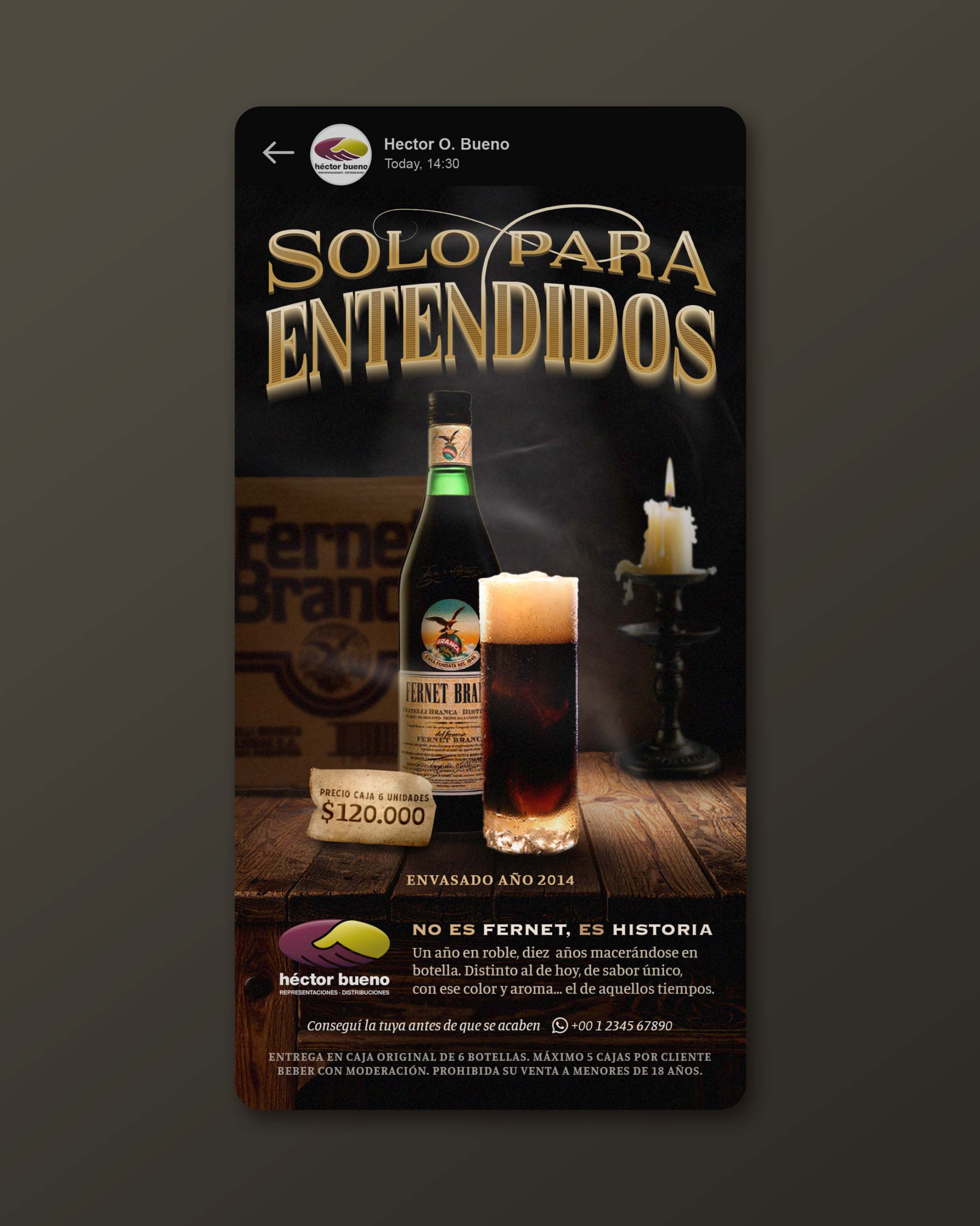 Fernet Branca by Hector Bueno – 10 year edition